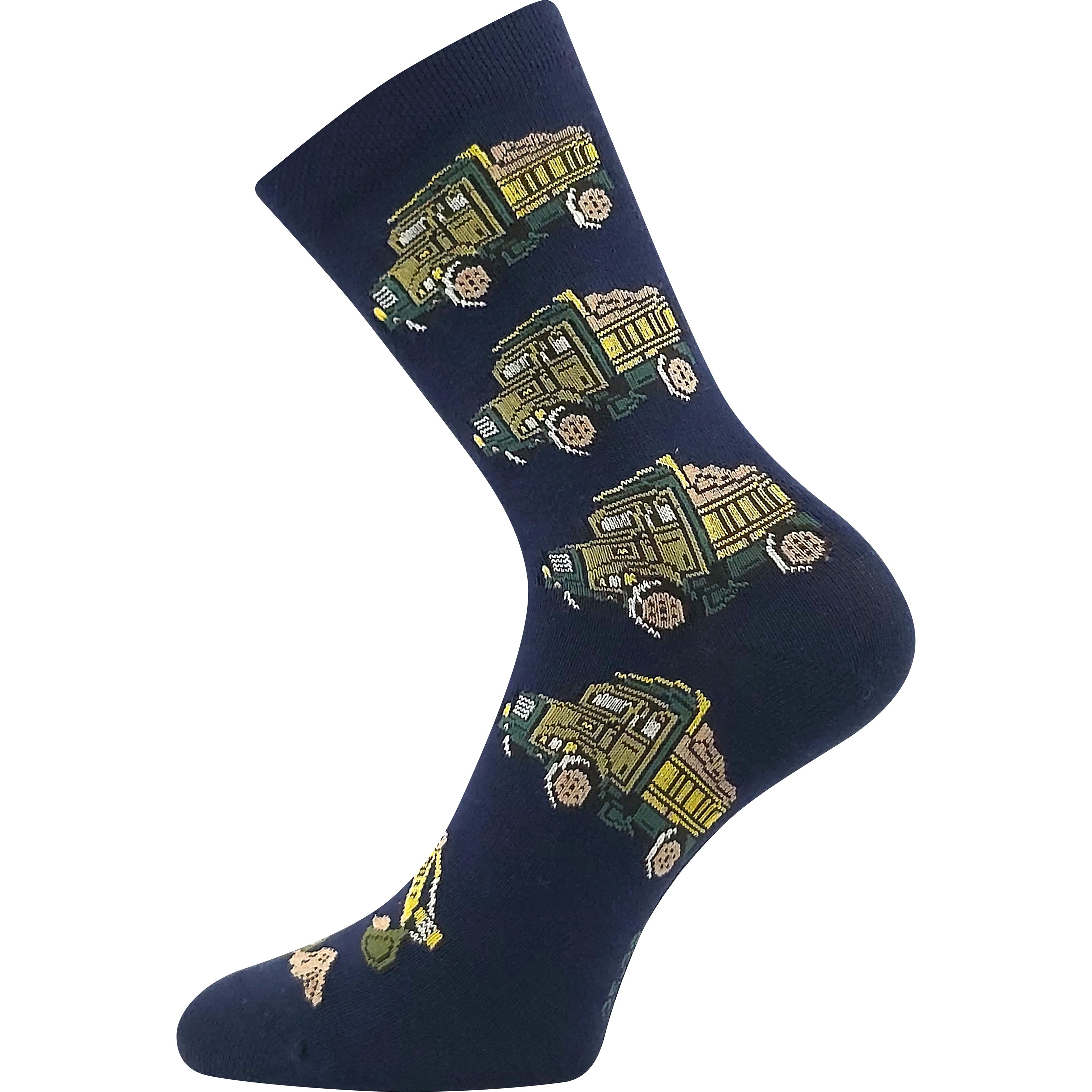 Detské ponožky 057-21-43 XVII s obrázkami CHLAPČENSKÁ zmiešaná A (3 páry) BOMA 125971 L-11