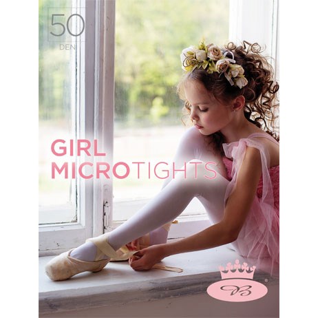 Pančuchové nohavice dievčenské GIRL MICRO tights BEET RED Lady B 121794 L-11