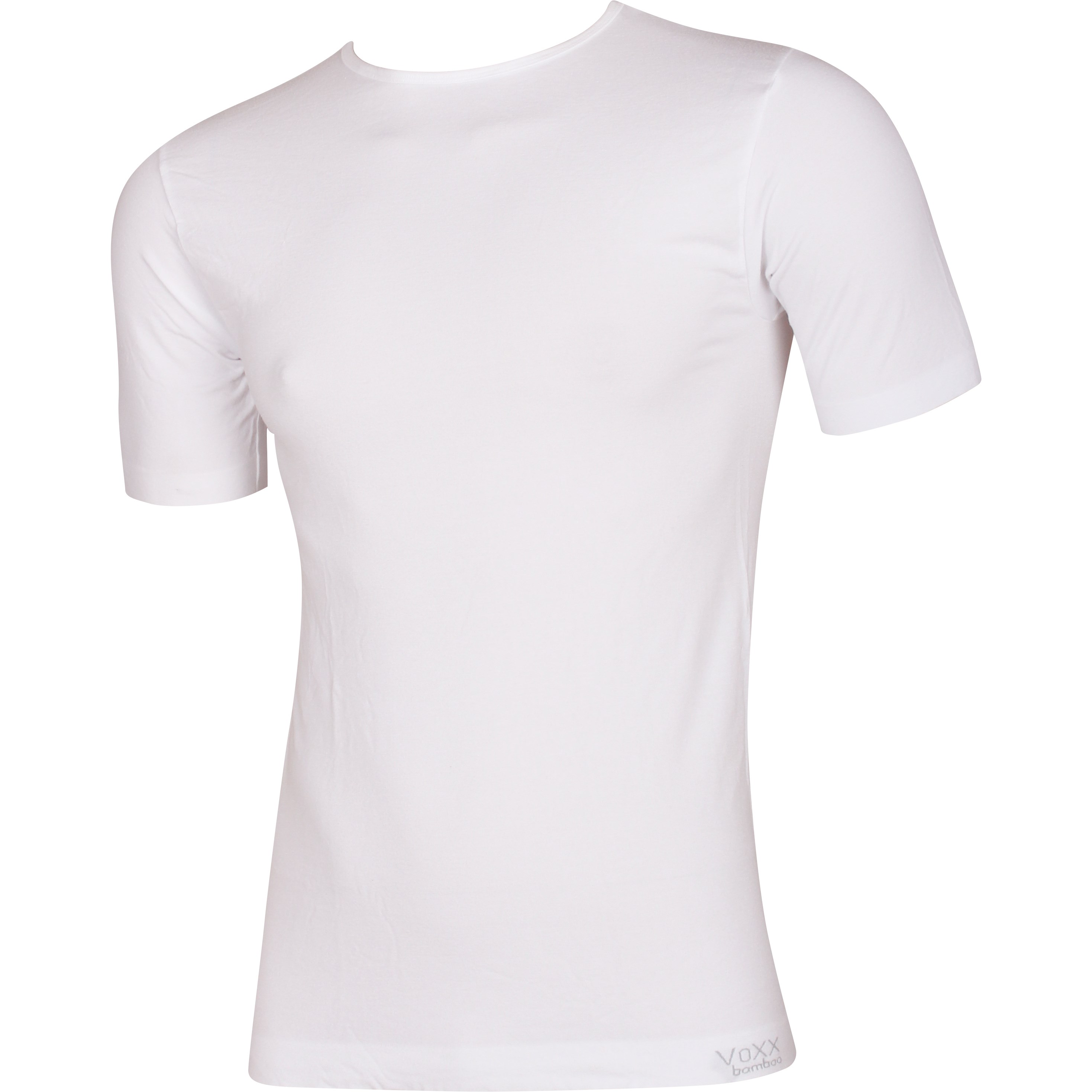 Tričko spodné pánske bambusové BAMBOO SEAMLESS 021 bezšvové WHITE (biela) VoXX 125705 L-11