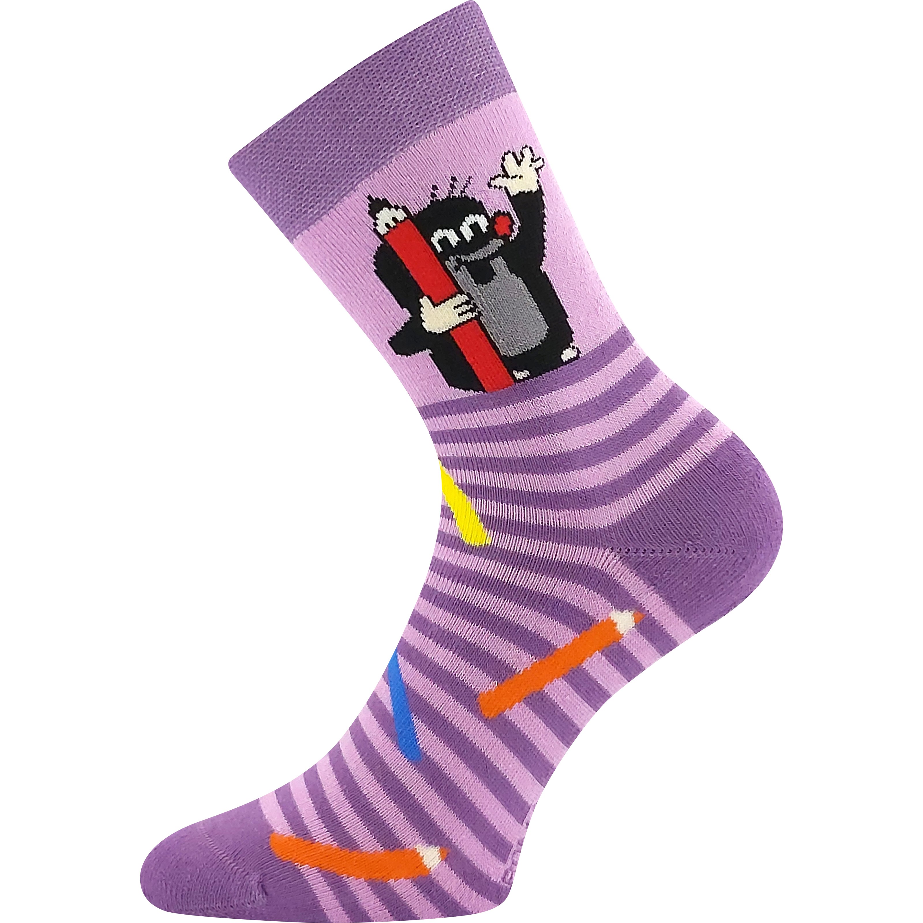 Detské froté ponožky KRTEK obrázok dievčatá (3 páry) BOMA 126337 L-11