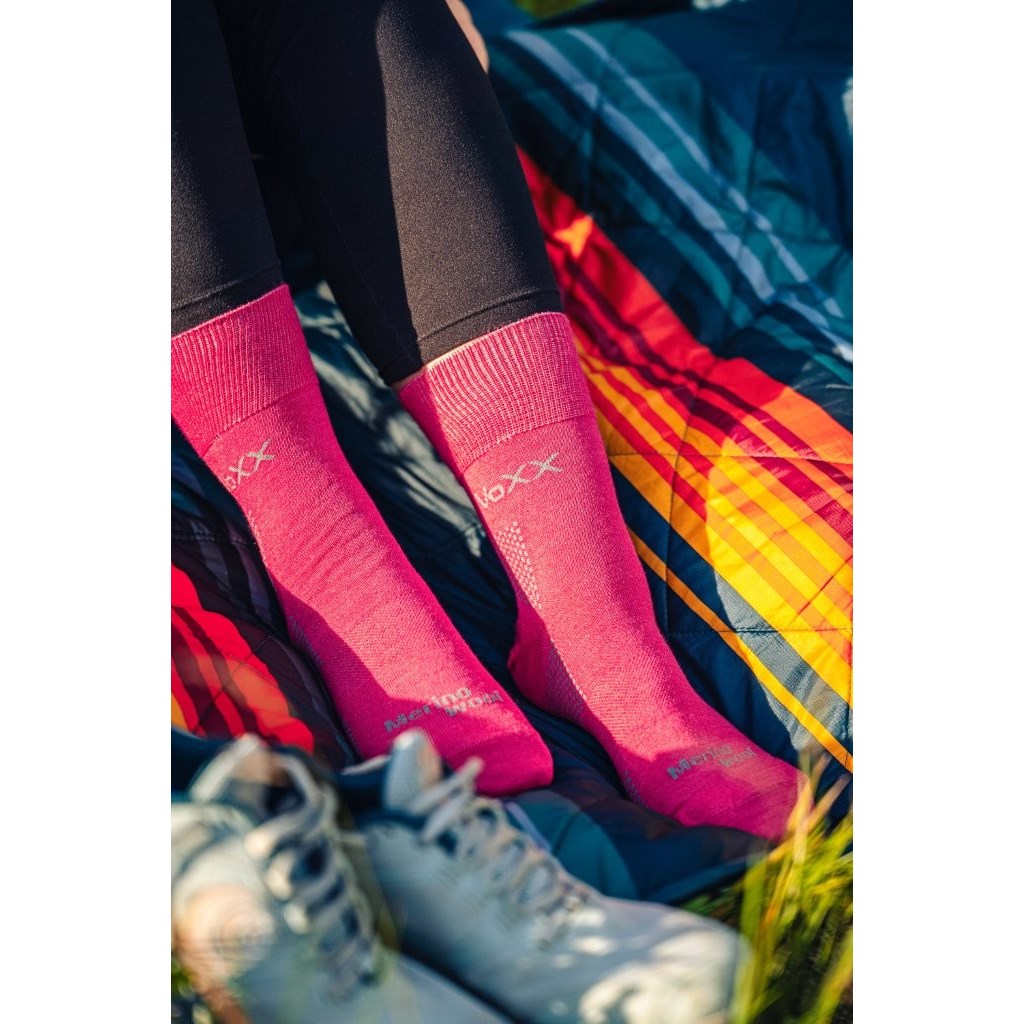Ponožky slabé z merino ORIONIS s iónmi striebra FUXIA VoXX 121556 L-11