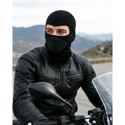 Kukla funkčná dvojvrstvová unisex ActivePro 11 ČIERNA