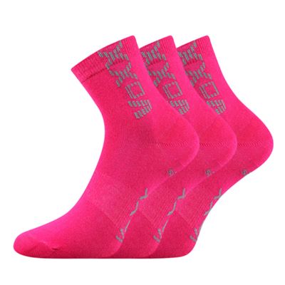 Ponožky detské ADVENTURIK so striebrom MAGENTA