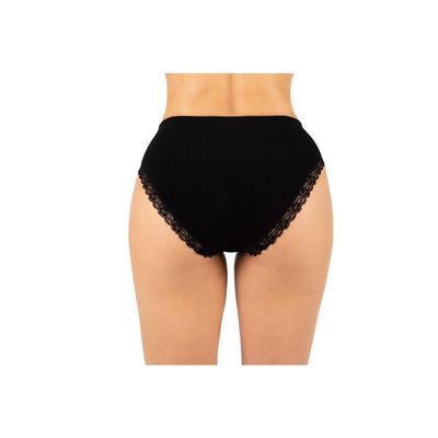 Nohavičky dámske BAMBOO SEAMLESS 003 bambusové BLACK (čierne)