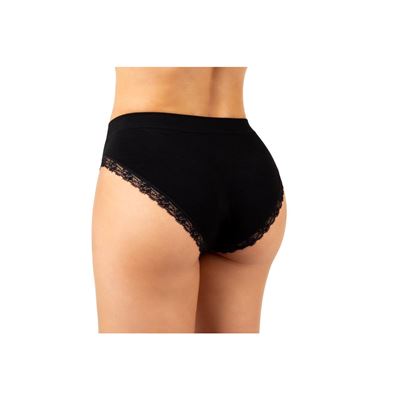 Nohavičky dámske BAMBOO SEAMLESS 003 bambusové BLACK (čierne)