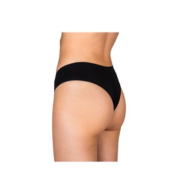 Nohavičky dámske BAMBOO SEAMLESS 006 bambusové BLACK (čierne)