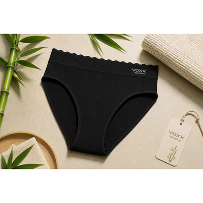 Nohavičky dámske BAMBOO SEAMLESS 007 bambusové BLACK (čierne)