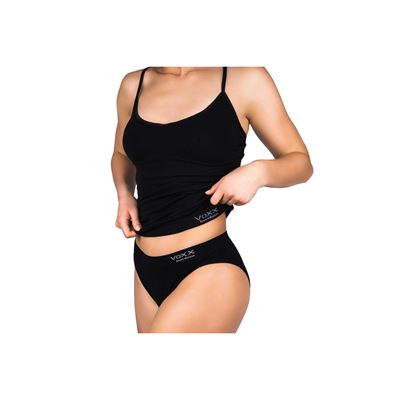 Nohavičky dámske BAMBOO SEAMLESS 001 bambusové BLACK (čierne)