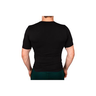 Tričko spodné pánske bambusové BAMBOO SEAMLESS 021 bezšvové BLACK (čierne)