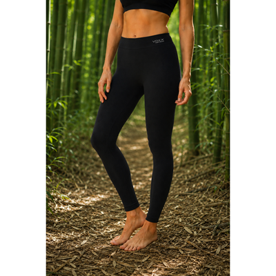 Legíny dámske BAMBOO SEAMLESS 040 bambusové BLACK (čierne)