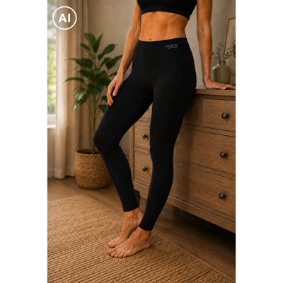 Legíny dámske BAMBOO SEAMLESS 040 bambusové BLACK (čierne)