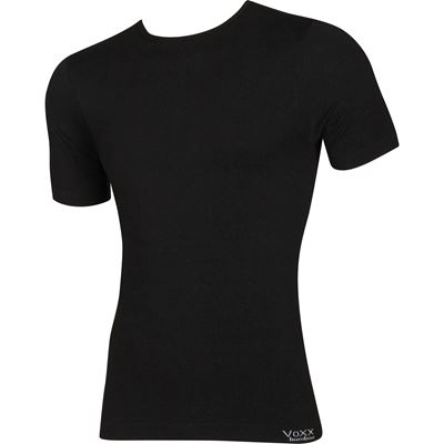 Tričko spodné pánske bambusové BAMBOO SEAMLESS 021 bezšvové BLACK (čierne)