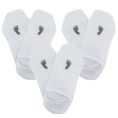 Ponožky anatomicky tvarované BAREFOOT SNEAKER neviditeľné BIELE