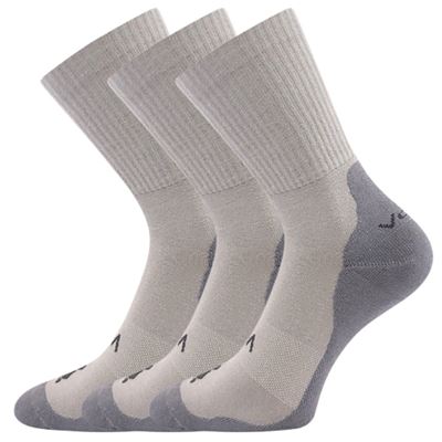 Ponožky anatomicky tvarované BAREFOOTAN FROTÉ svetlo šedé