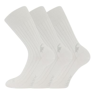 Ponožky bavlnené CASHMERE LOVE s kašmírom a iónmi striebra BIELE