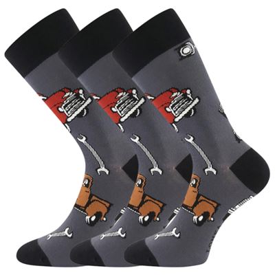 Ponožky pánske vtipné DEPATE s obrázkami AUTA