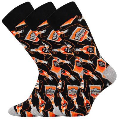 Ponožky pánske vtipné DEPATE s obrázkami KORALKY