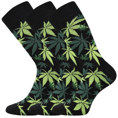 Ponožky pánske vtipné DEPATE s obrázkami TRÁVY