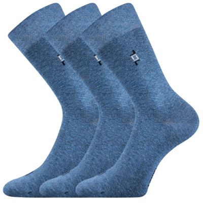 Ponožky pánske spoločenské DESPOK jeans melé