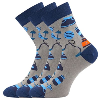 Ponožky spoločenské vtipné DEVIVE s obrázkami GYM