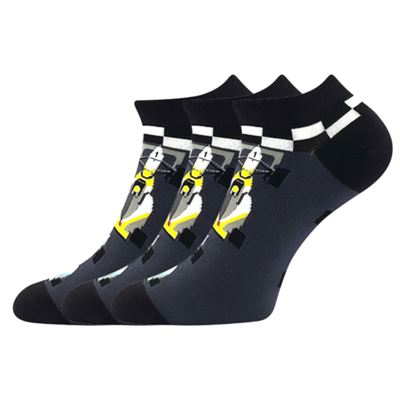 Ponožky farebné DEWOW s obrázkami FORMULY