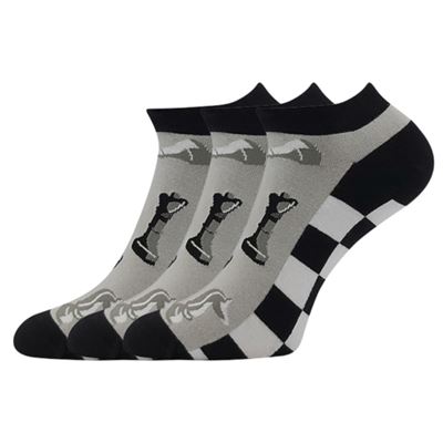 Ponožky farebné DEWOW s obrázkami ŠACHY