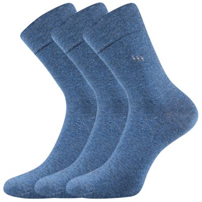 Ponožky pánske spoločenské DIPOOL jeans melé