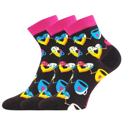 Ponožky vtipné DORWIN s obrázkami DONUTOV