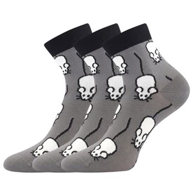 Ponožky vtipné DORWIN s obrázkami MYŠIEK