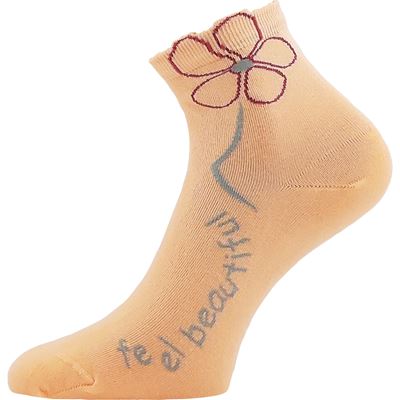 Ponožky dámske FLEURA bavlnené MIX B (3 páry) Lonka 127377 2