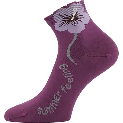 Ponožky dámske FLEURA bavlnené MIX C (3 páry) Lonka 127378 3
