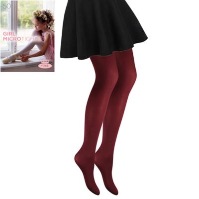Pančuchové nohavice dievčenské GIRL MICRO tights WINDSOR WINE