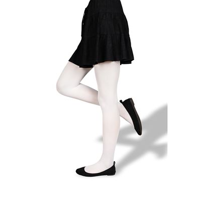 Pančuchové nohavice dievčenské GIRL MICRO tights 50 DEN BIANCO (biele)
