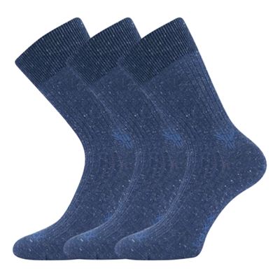 Ponožky bavlnené HEMPIX s konope, bambusom a iónmi striebra JEANS