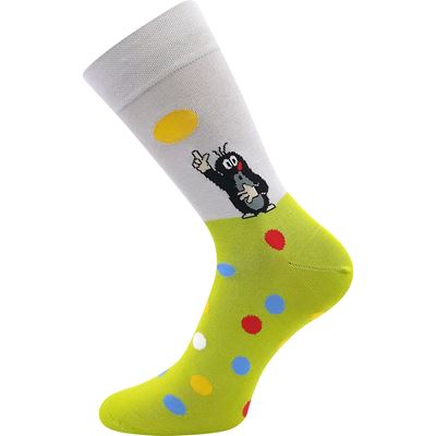 Ponožky spoločenské KR 111 s obrázkom Krtka MIX C farebné (3 páry)