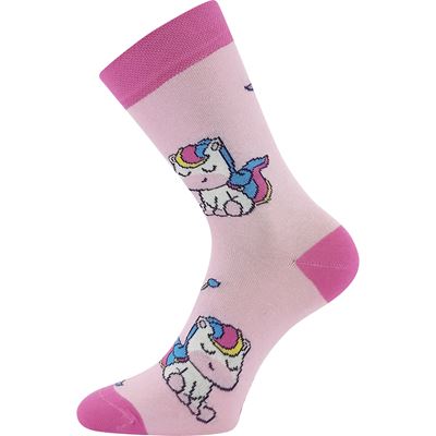 Ponožky detské KAITO s obrázkami DIEVČENSKÝ mix D (3 páry)