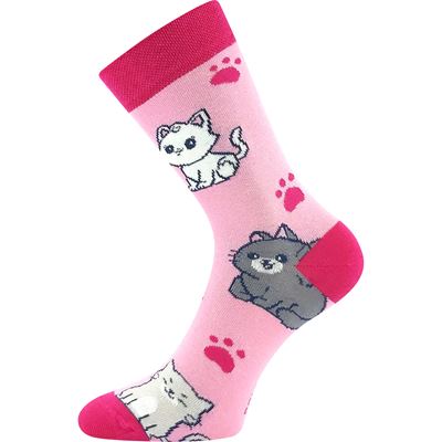 Ponožky detské KAITO s obrázkami DIEVČENSKÝ mix F (3 páry)