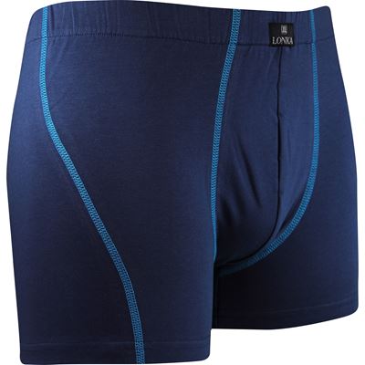 Boxerky pánske bavlnené KAMIL tmavo modré Lonka 122720 2
