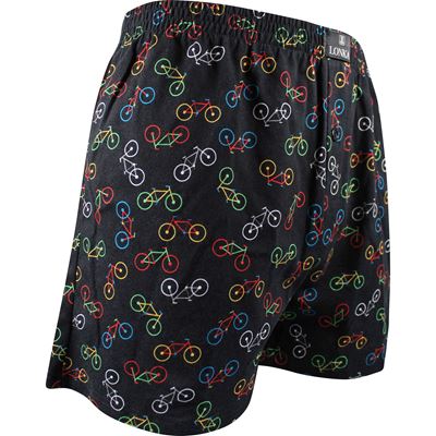 Trenírky pánske KARLOS zo 100% bavlny vzor BIKE čierne
