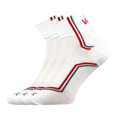 Ponožky slabé KROTON so striebrom BIELE