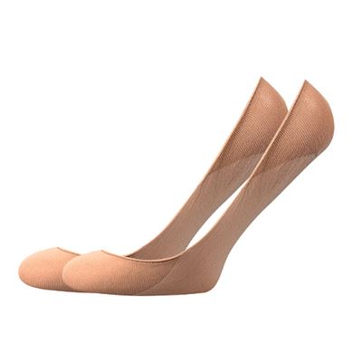 Ťapky dámske silonkové LADY step BEIGE (telová farba) 2 páry v balení