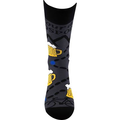 Ponožky pánske letné LETOUR vtipné s motívom piva DESIGN 1