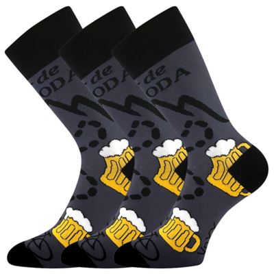 Ponožky pánske letné LETOUR vtipné s motívom piva DESIGN 1 VoXX 127238 2