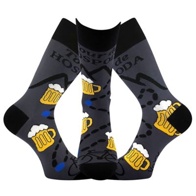 Ponožky pánske letné LETOUR vtipné s motívom piva DESIGN 1 VoXX 127238 3