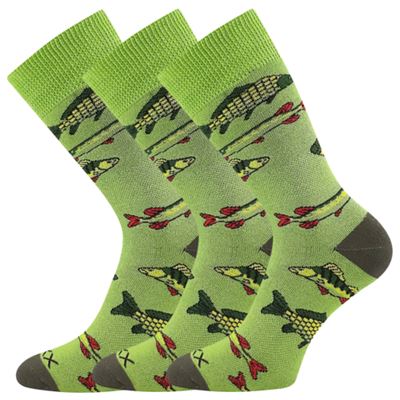 Ponožky fishing LOVIX 02 froté s obrázkom RYB 01