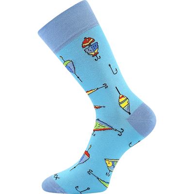 Ponožky slabé fishing LOVIX 02 s rybárskymi motívmi NÁVNAD