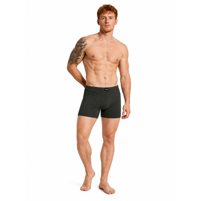 MERINOWOOL 05 pánske funkčné boxerky KHAKI