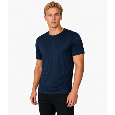 MERINOWOOL 02 pánske funkčné tričko s krátkymi rukávmi JEANS