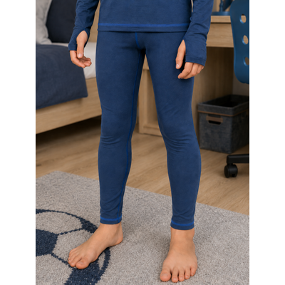 Spodky funkčné detské MERINOWOOL 22 dlhé JEANS/modrá