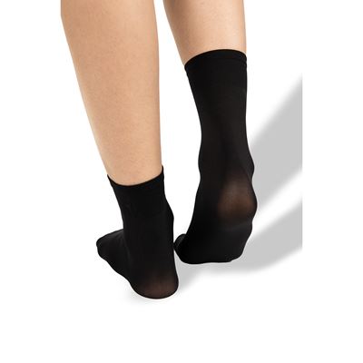 Ponožky dámske silonkové MICRO socks NERO (čierne)